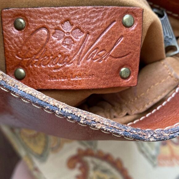 Patricia Nash Venezia Crossbody Pouch purse bag leather - Picture 9 of 10